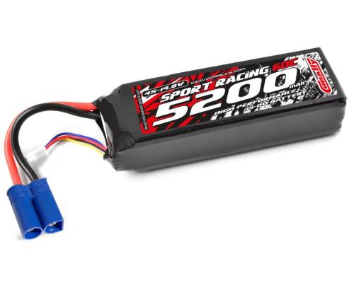 Team Corally - Power Racing 60C - 5200MAH - 4S - 14,8V - EC-5 - Semi-Soft Case - C-49232-EC5