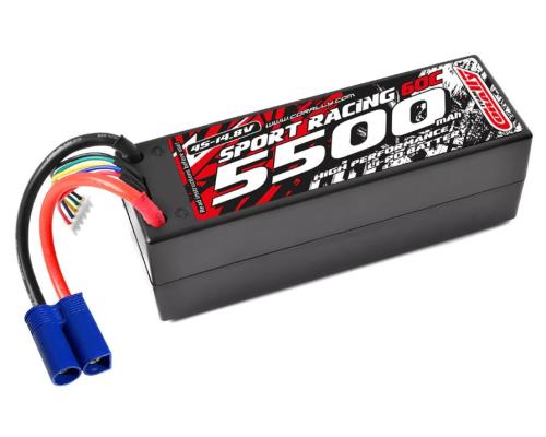 Team Corally - Power Racing 60C - 5500Mah - 4S - 14,8V - EC-5 - Hard Case - C-49145-EC5