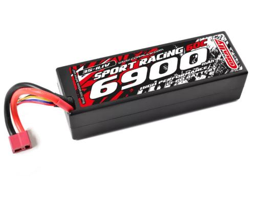 Team Corally - Power Racing 60C - 6900Mah - 3S - 11,1V - T-PLUG - Hard Case - C-49136-D