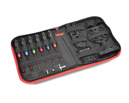 Team Corally - RC Car Tool Set - Incl. Tool Bag - 16 pcs Tools