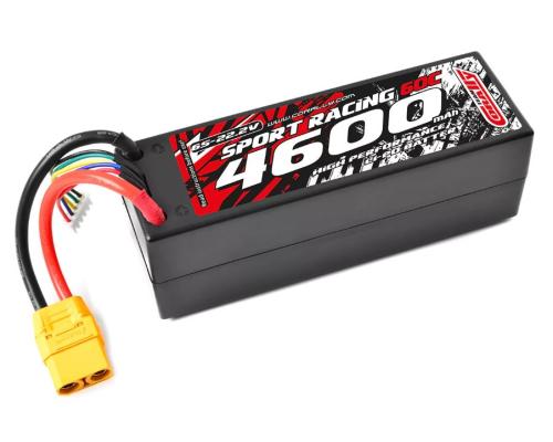 Team Corally - Sport Racing 60C - 4600Mah - 6S - 22,2V - XT-90 - Hard Case - C-49164-X