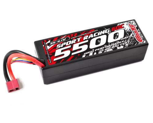 Team Corally - Sport Racing 60C - 5500Mah - 3S - 11,1V - T-PLUG - Hard Case - C-49135-D