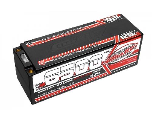 Team Corally - Voltax 120C LiPo HV Battery - 6500 mAh - 15.2V - Stick 4S - 5mm Bullit met Deans Adapter