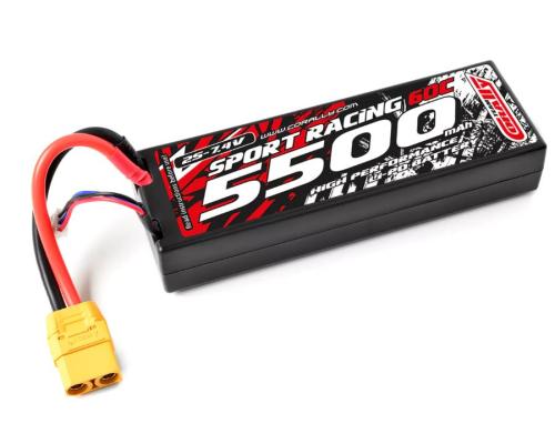 Team Corally - Power Racing 60C - 5500Mah - 2S - 7,4V - XT-90 - Hard Case - C-49125-X