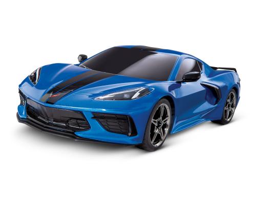 Chevrolet Corvette Stingray 4-TEC Blauw: 1/10 schaal AWD Supercar met TQ 2,4 GHz radiosysteem