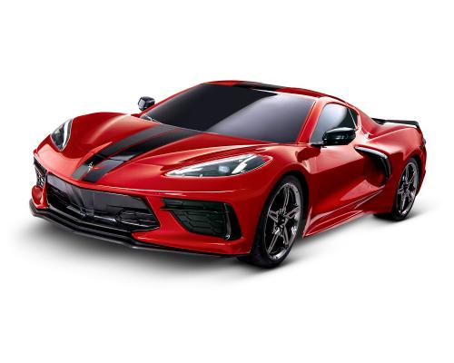 Chevrolet Corvette Stingray 4-TEC Rood: 1/10 schaal AWD Supercar met TQ 2,4 GHz radiosysteem