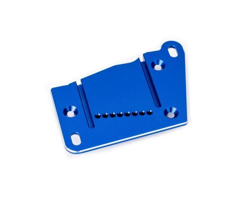 Traxxas Motor mount cap, 6061-T6 aluminum (blue-anodized)