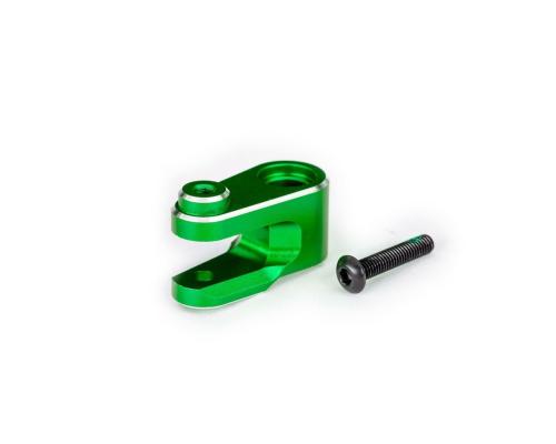 Traxxas SERVO HORN, STEERING, 6061-T6 ALUMINUM (GREEN-ANODIZED)/ 3X15MM BCS (WITH THREADLOCK) (1)