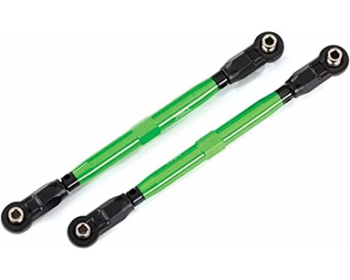 Traxxas TOE LINKS, X-MAXX (TUBES GREEN-ANODIZED, 7075-T6 ALUMINUM, STRONGER THAN TITANIU