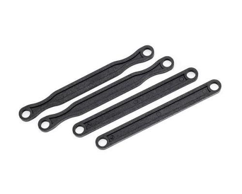 TRAXXAS CAMBER LINK SET (PLASTIC/ NON-ADJUSTABLE) (FRONT en REAR) (BLACK)