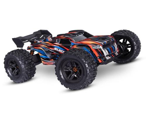 TRAXXAS SLEDGE BELTED SLEDGEHAMMER - ORANGE zonder accu\'s en lader