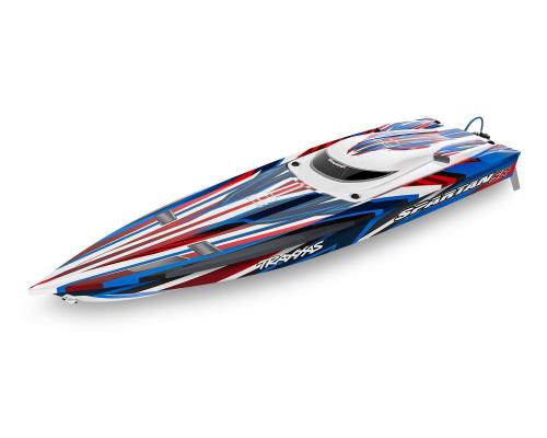 TRAXXAS SPARTAN SELFRIGHTING 36, BLAUW/ROOD