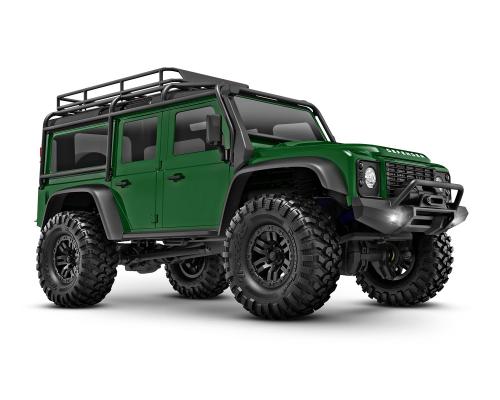 TRAXXAS TRX-4M 1/18 Schaal en Trail Crawler Land Rover 4WD Elektrische Truck met TQ Groen TRX97054-1GRN