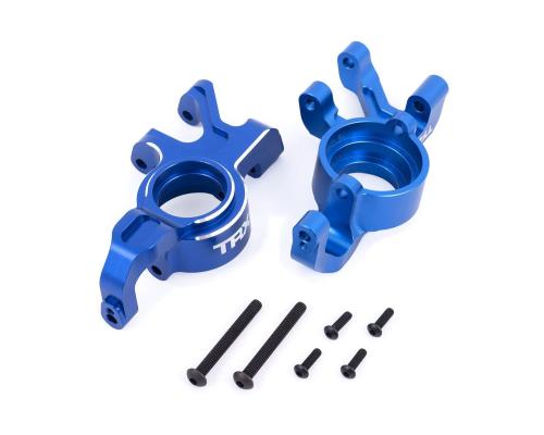 TRAXXAS TRX7836-BLUE STUURBLOKKEN, 6061-T6 ALUMINIUM