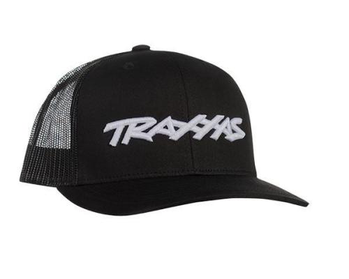 TRUCKER HAT CURVED BILL BLACK TRX1182-BLK