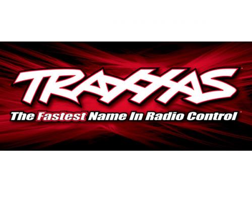 Traxxas TRX9909 Traxxas racing banner, red & black (3x7 feet)