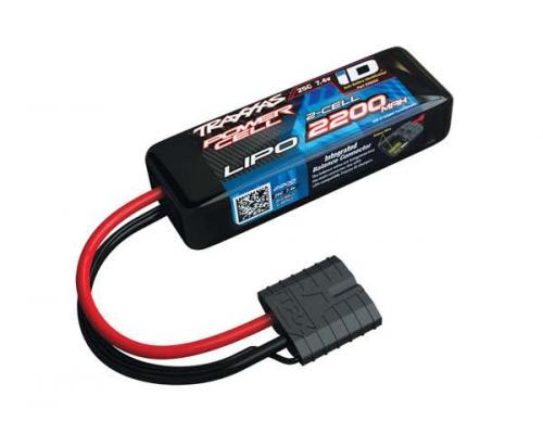 Traxxas TRX2820X 2200mah 7.4v 2-Cell 25C LiPO Accu met ID Herken