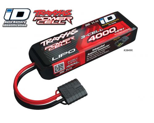 Traxxas TRX2849X 4000mah 11.1v 3-Cell 25C LiPO Accu met ID Herke