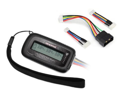 Traxxas TRX2968X LiPo tester / balancer (inclusief 2938X-adapter voor Traxxas iD-batterijen)