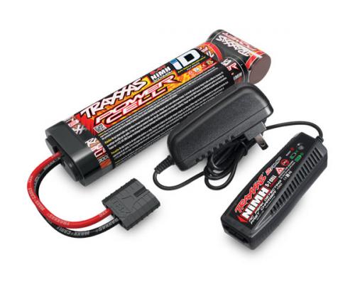 Traxxas TRX2983G Batterij/oplader compleet pakket (inclusief TRX2969 2-amp NiMH piek detectie AC lader (1), TRX2923X 300