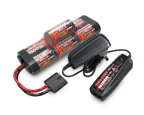 Traxxas TRX2984G Batterij/oplader compleet pakket (inclusief TRX2969 2-amp NiMH piek detectie AC lader (1), TRX2923X 300