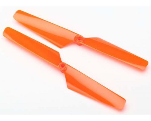 Traxxas TRX6630 Rotor blade set, orange (2)/ 1.6x5mm BCS (2)