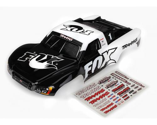 TRX6849 Body, Slash 4X4 / Slash, Fox Edition (geschilderd, decal