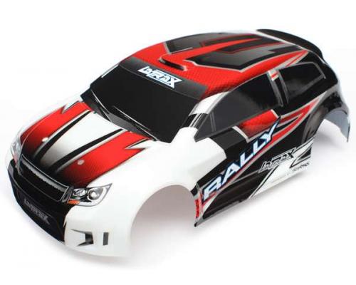 Traxxas TRX7515 Body, LaTrax Rally, red (painted)/ decals