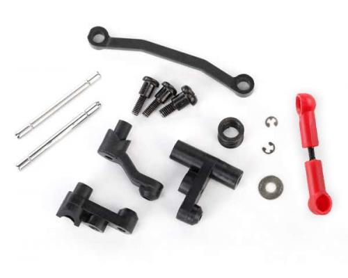 Traxxas TRX7538X Steering bellcranks, servo saver/ spring/ sprin