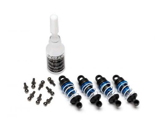 Traxxas TRX7560X Shocks, aluminum (blue-anodized) (assembled wit