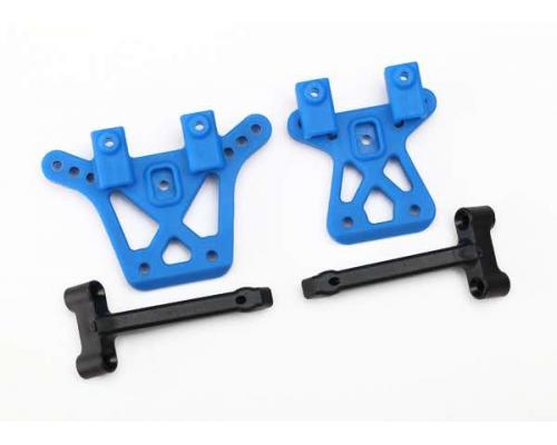 Traxxas TRX7637 Shock tower, front (1), rear (1)/ shock tower br