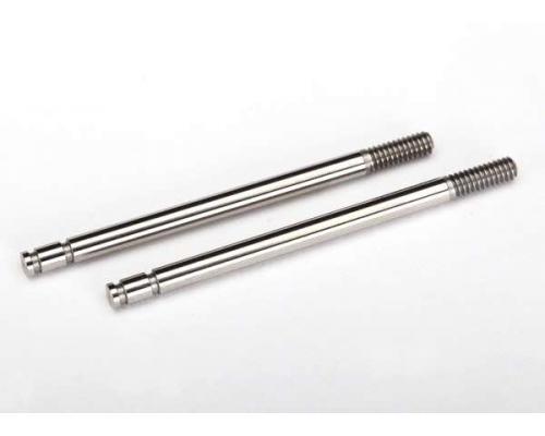 Traxxas TRX7663 Shock shafts, steel, chrome finish (2)