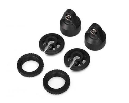 Traxxas TRX7764 Schokbreker caps, GTX schokdempers / veer toppositie / a