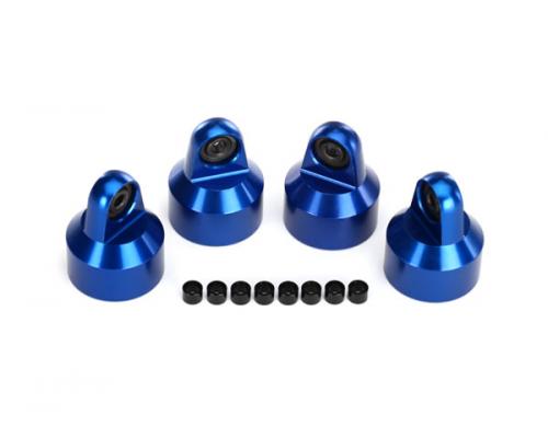 TRX7764A Schokbreker caps, aluminum (blauw-geanodiseerd), GTX sc