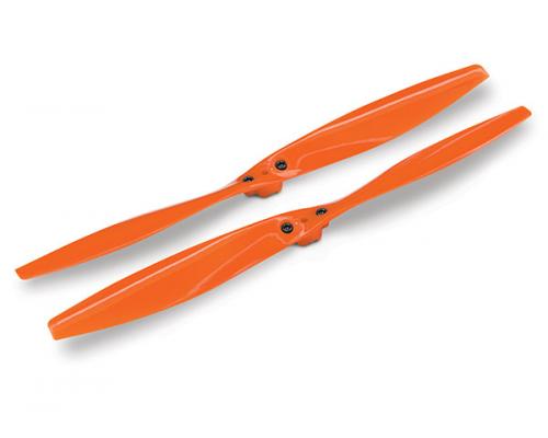 TRX7930 Rotorblad set, oranje (2) (met schroeven)