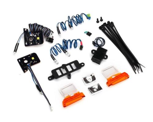 Traxxas TRX8036R LED light set (contains headlights, tail lights, side marker lights, and distribution block)