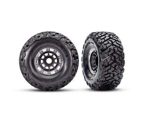 Traxxas Tires & wheels, assembled, glued, left (1), right (1)