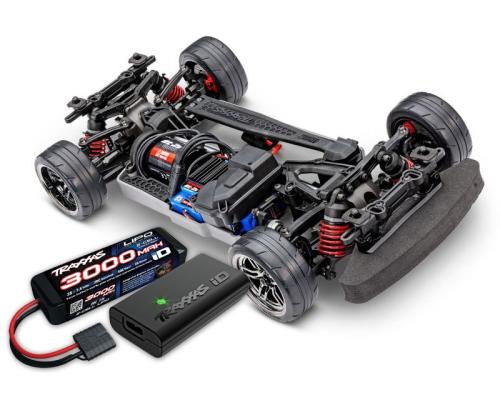 Traxxas 4-TEC 2.0 BL-2S ZONDER BODY TRX83124-4R5 INCL. ACCU EN LADER