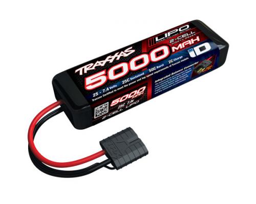 Traxxas 5000mAh 7.4v 2-cell 25C LiPo-batterij met ID herkenning TRX2842X