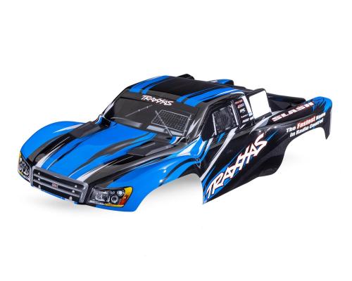 Traxxas BODY, SLASH 4X4 Blauw past ook op de VXL en 2WD TRX5855-BLUE