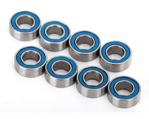 Traxxas Ball bearings, blue rubber sealed (4x8x3mm) (2)