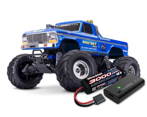 Traxxas Bigfoot 2WD BL-2S HD INCL. ACCU en LADER