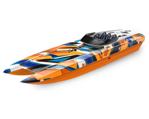 Traxxas DCB M41 Catamaran Raceboot TQi TSM, Oranje 2022