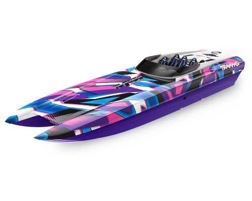 Traxxas DCB M41 Catamaran Raceboot TQi TSM, Paars