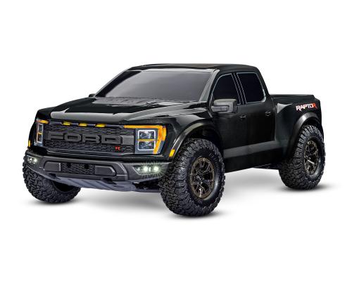 Traxxas black FORD F-150 RAPTOR  4X4: 1/10 SCALE 4WD TRUCK WITH TQI BLACK TRX101076-4BLACK