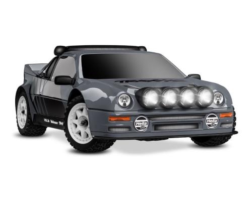 Traxxas Mini Rally VXL Ford RS200 incl battery en USB charger Grijs