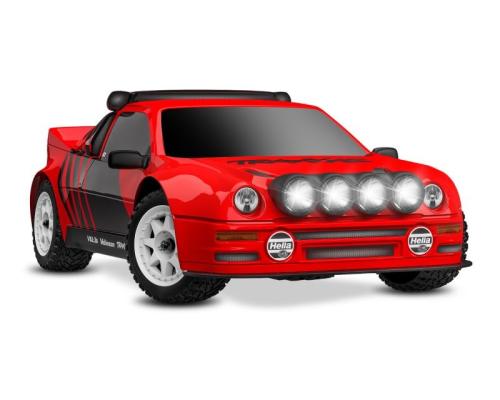 Traxxas Mini Rally VXL Ford RS200 incl battery en USB charger Rood