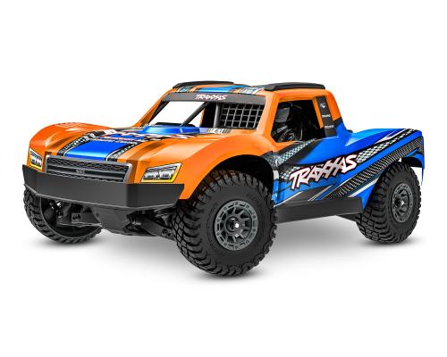 Traxxas Mini Slash BL-2s Oranje incl battery & USB charger  TRX108164-1-ORNG BLK25