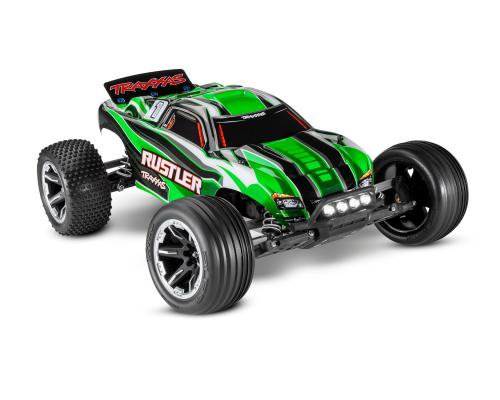 Traxxas Rustler TQ 2,4 GHz LED-verlichting (incl. batterij/oplader) - Groen
