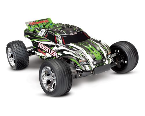 Traxxas Rustler XL-5 electro truggy RTR Groen TRX37054-4GRN zonder Accu en Lader